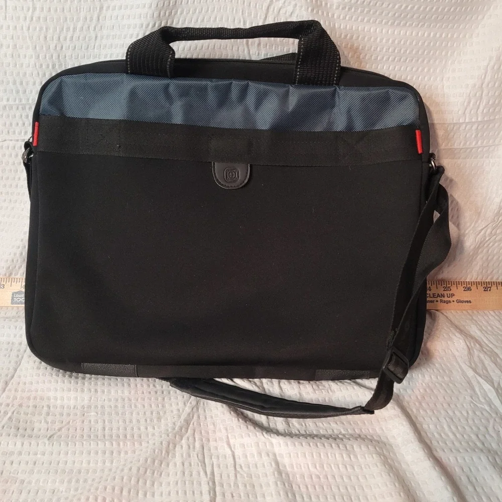 SwissGear Laptop‎ Messenger Bag Black Blue Briefcase Shoulder Strap Travel Case